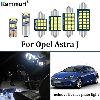 

15X Error Free For Vauxhall Opel Astra J OPC GTC Sports Tourer Hatchback LED Interior Light + License Plate Lamp Kit (2009-2015)