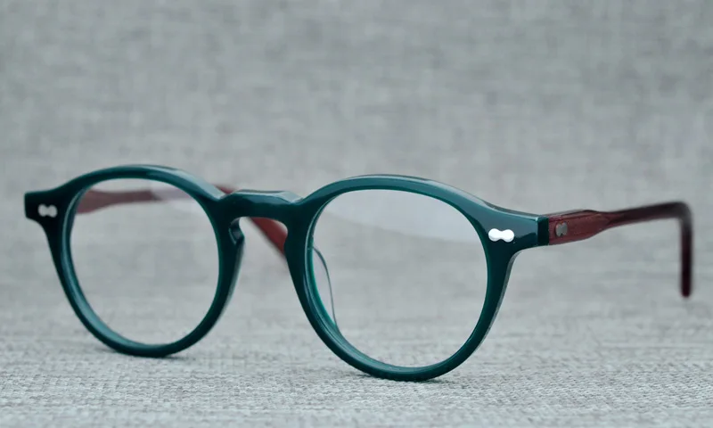 

Belight Optical Men Italy Acetate Small Round Retro Vintage Prescription Eyeglasses Optical Spectacle Frame Eyewear MILTZEN