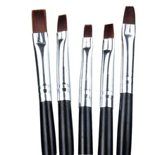 Profesional Kuas Nail Art Set Gambar Garis Lukisan Pen Uv Gel Polandia untuk Desain Acrylic Manikur Sikat untuk Gradien(China)