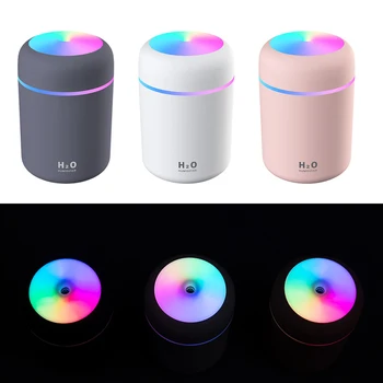 

300ml Color Cup USB Ultrasonic Air Humidifier Aroma Essential Oil Diffuser
