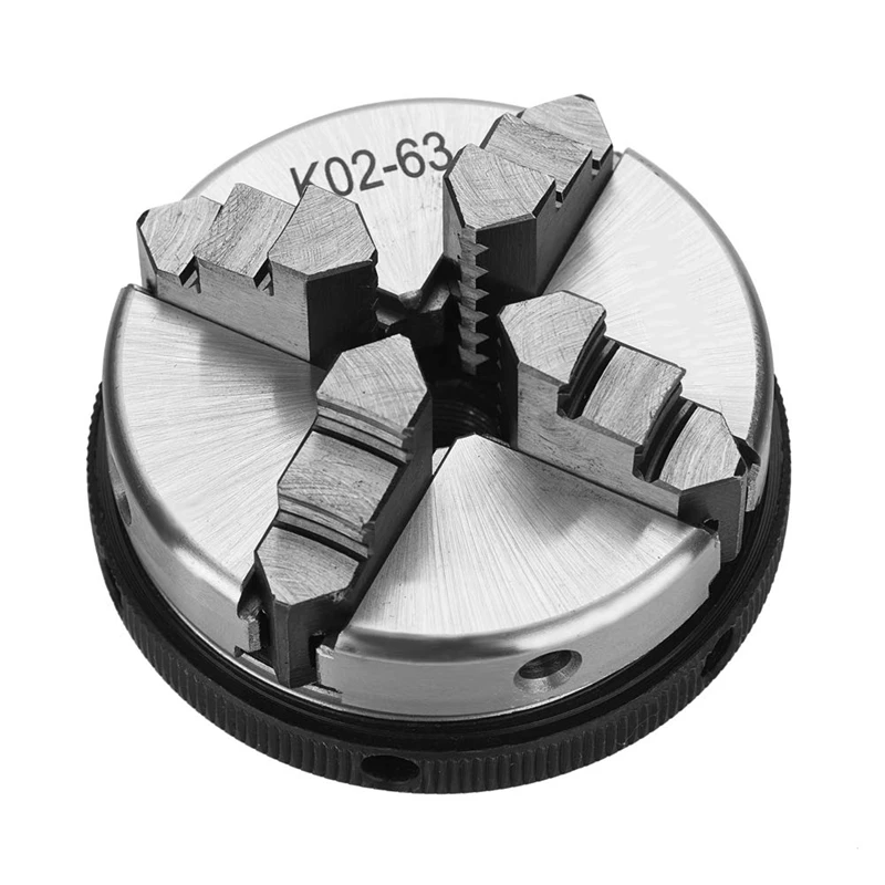 K02-63 ручной Самоцентрирующийся DIY Металл Дерево токарный патрон деревообрабатывающий инструмент