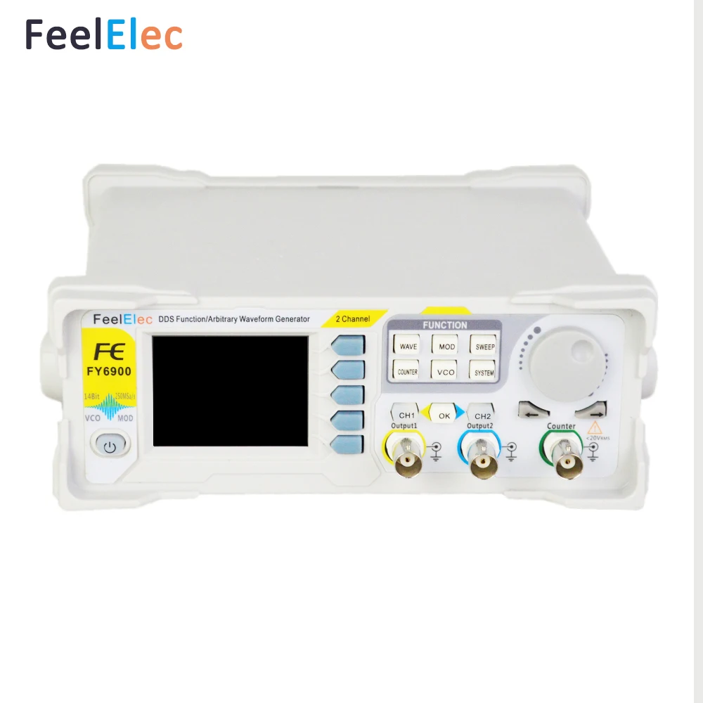 Feeltech FY6900 60M DDS Генератор импульсных сигналов произвольной формы с высоким