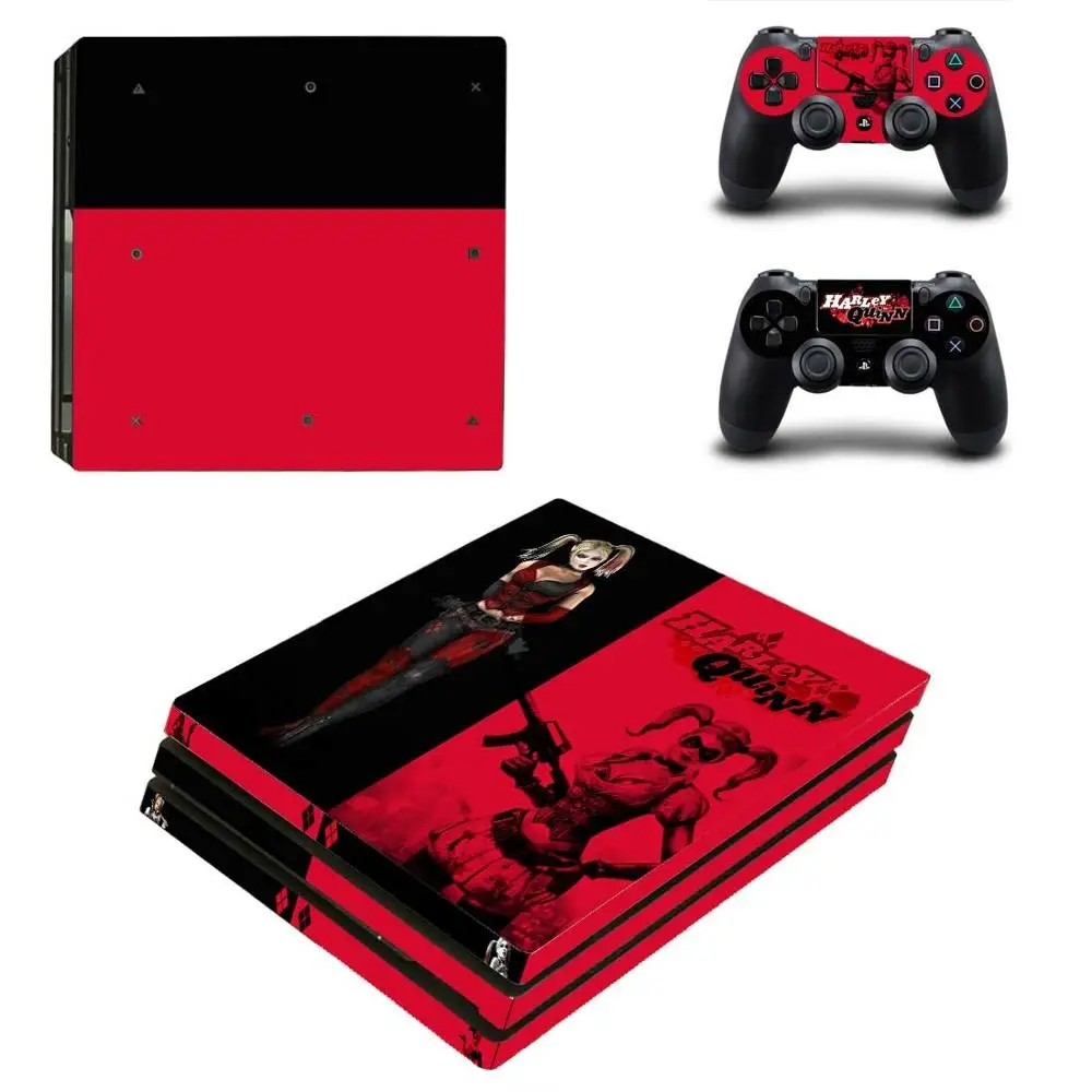 Отряд Самоубийц Харли Квинн PS4 Pro стикер Play station 4 Кожа Наклейка для playstation 4 PS4 Pro консоль и контроллер кожи - Цвет: YSP4P-2952