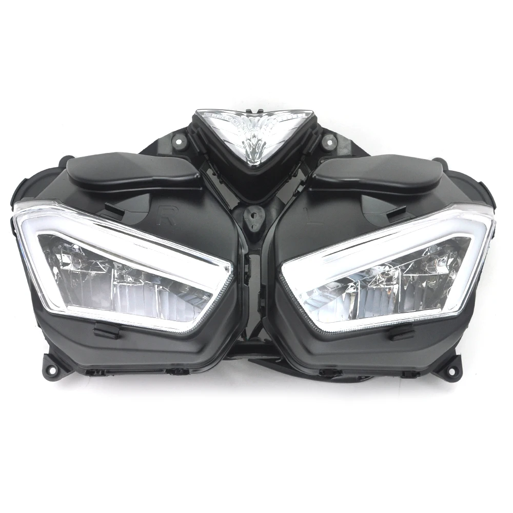 KEMiMOTO головной светильник для YAMAHA YZF R25 R3 YZF-R25 YZF-R3 2013 Аксессуары для мотоциклов спереди головной светильник Корпус