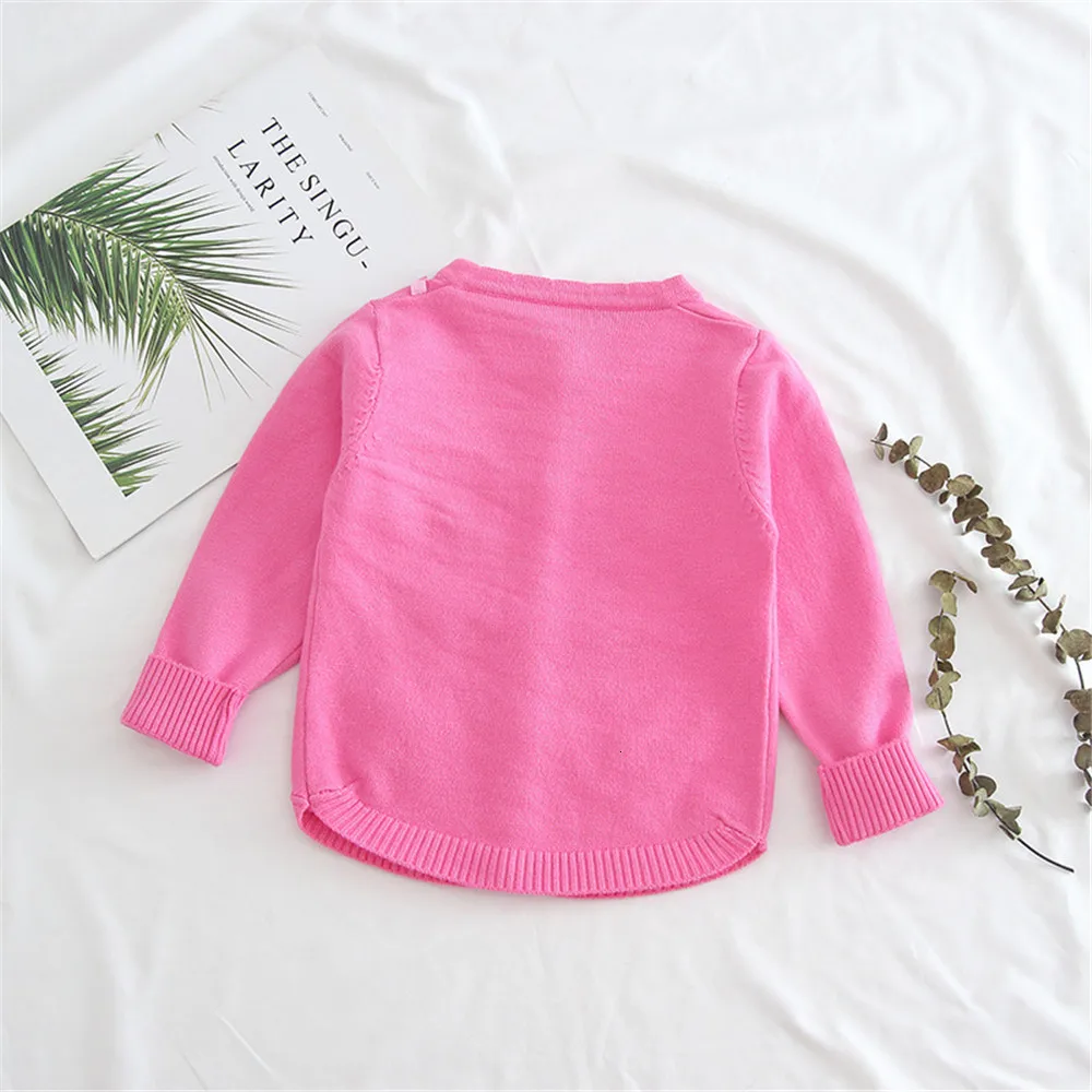LILIGIRL Kid Winter Autumn Sweater Clothes Children Pullover Sweaters for Baby Girls long sleeve Print sweater Warm Clothing