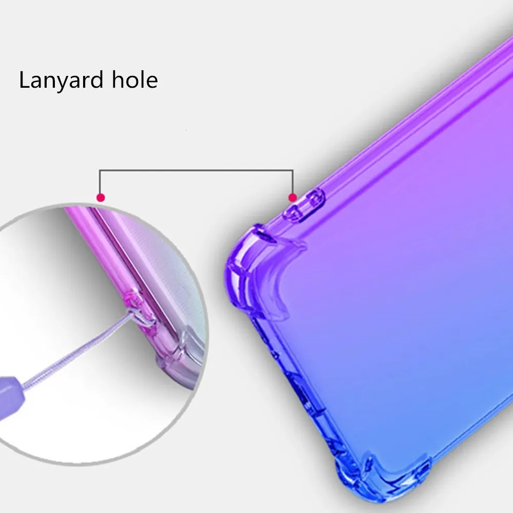 Transparent Gradient Airbag Corners Shockproof Case – Enhanced Protection with Stylish Design