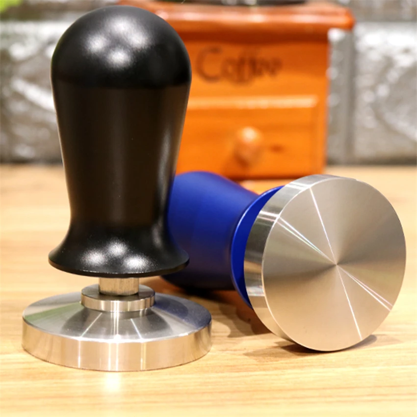 Откалиброванный кофе Темпер порошок молоток давление 49mm51mm53mm54mm57. 5mm58mm из нержавеющей стали плоское основание эспрессо для бариста