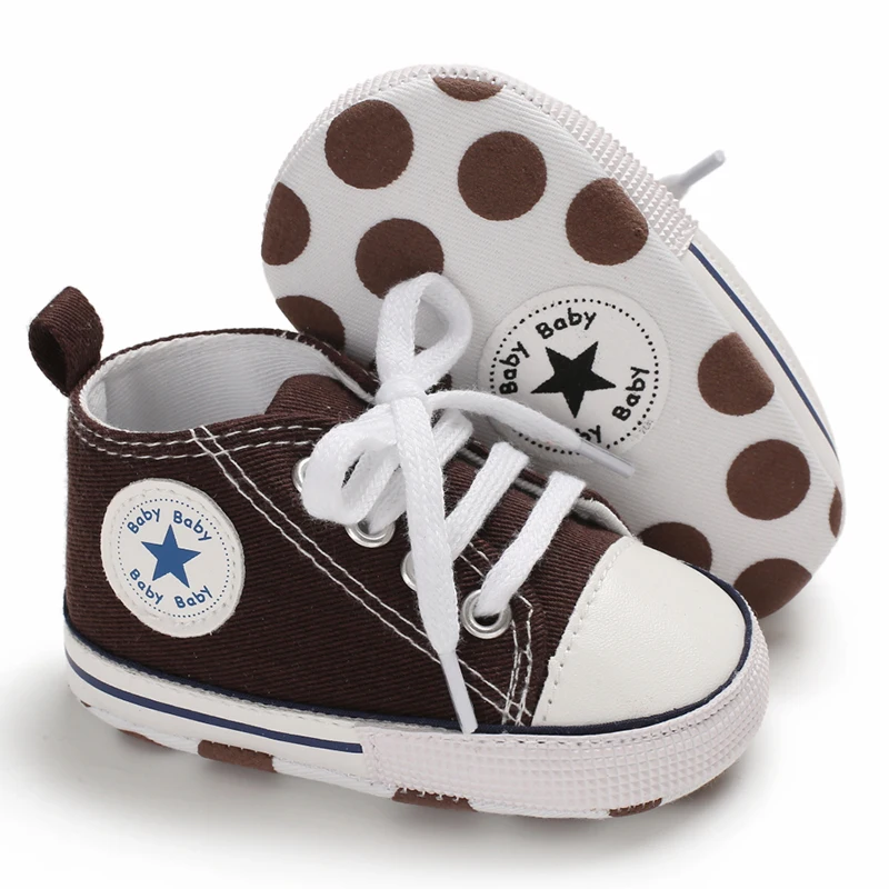 Детская обувь 0-12 м для маленьких мальчиков и девочек с противоскользящей мягкой подошвой детская обувь, Новорожденные детские кроссовки