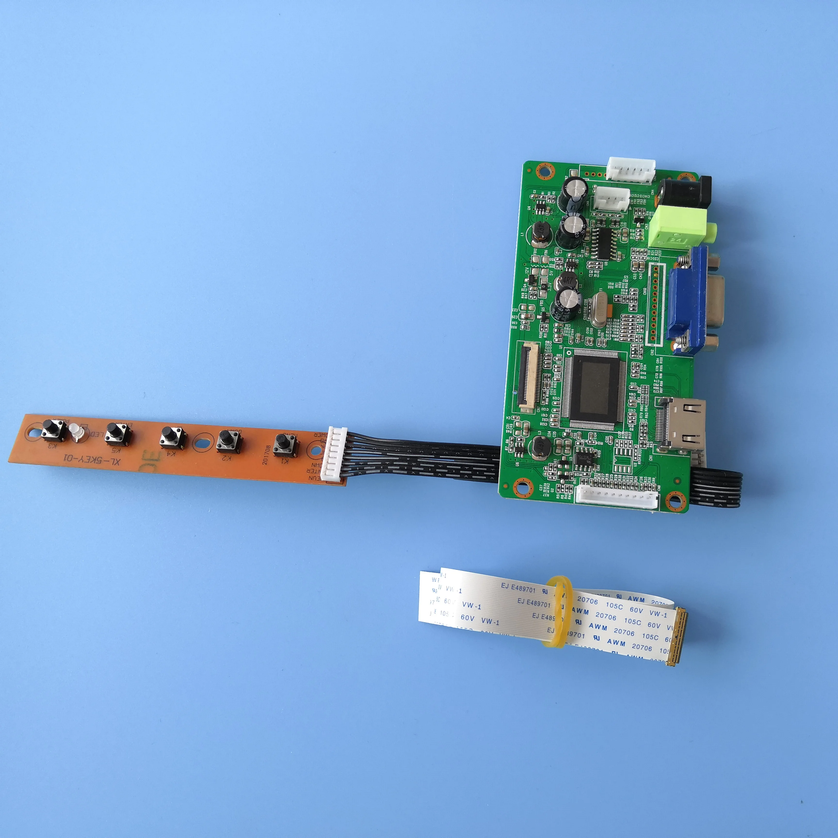 

Для B140HTN01.F DIY 30Pin 1920 × 1080 14 "комплект платы контроллера VGA EDP светодиодный экран дисплей ЖК-монитор драйвера