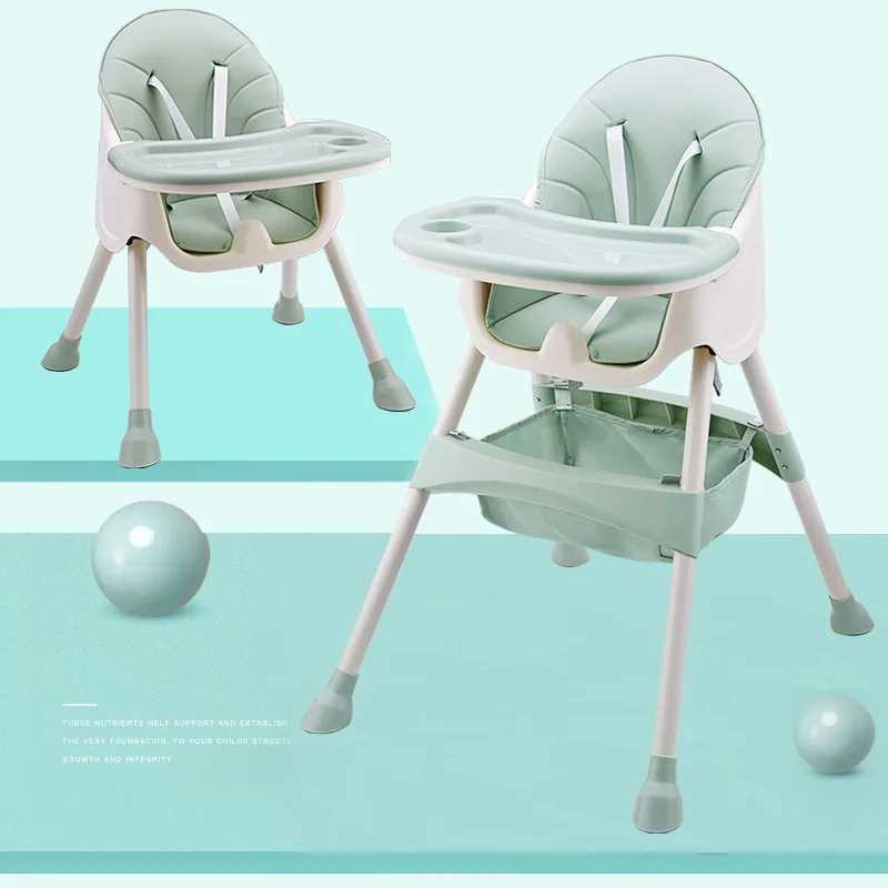 

Folding Baby Highchair Kids Chair Dinning High Chair for Children Feeding Baby Table and Chair for Babies Toddler Booster Seat