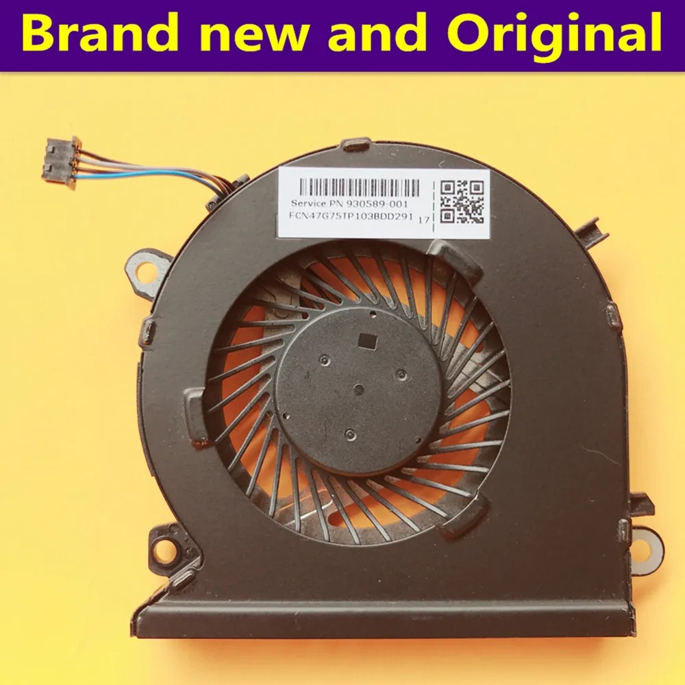 New original cpu fan for HP 15-CB 15-CB076TX 15-CB073TX TPN-Q193 CPU cooling cooler 930589-001 0FJJS0000H DC 5V 0.5A | Компьютеры и