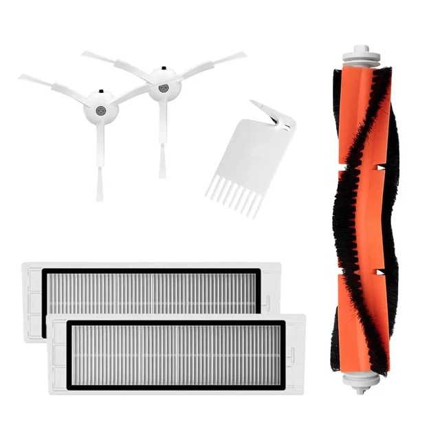 Xiaomi Mijia 1s Roborock S50 S55 S5 Max S6MaxV S6 Pure Hepa Filter Mop Rag Brush Accessories Robot Vacuum Cleaner Parts Set meal 3