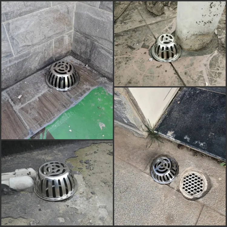 Hd2f7bb5f885e43bbbcc9457a82cda903p Stainless Steel Balcony Roof Round Large Displacement Anti-blocking Floor Drain Outdoor Rain Bucket Drainage Floor Drain Mallzona
