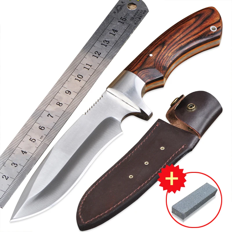 Voltron high hardness sharp knife hand tool with outdoor wilderness survival knife self-defense