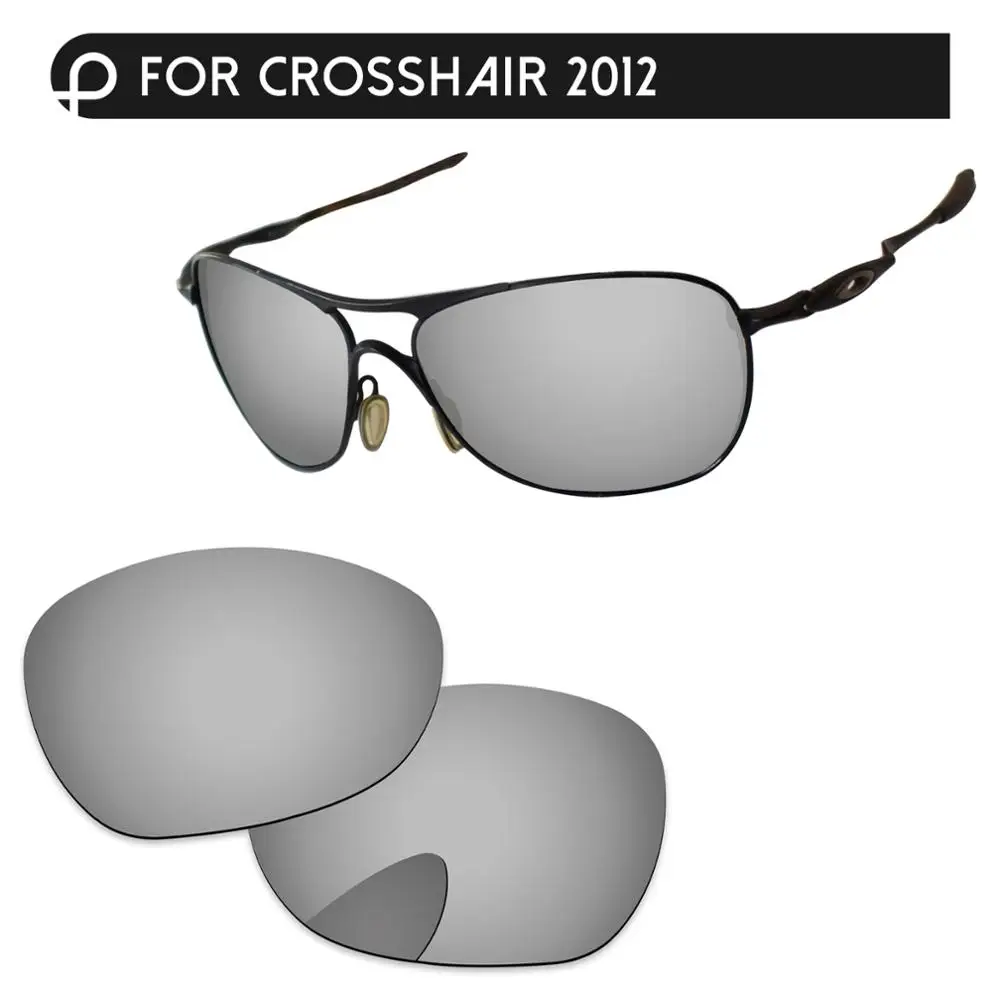 Papaviva хромированное зеркало поляризованные Сменные линзы для Crosshair Новинка 2012 OO4060 солнцезащитные очки UVA и UVB Защита