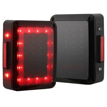 

Smoke Lens LED Tail Lights for 2007-2017 Jeep Wrangler JK JKU, High Intensity Led Taillights with Parking Light, Brake Turn Sign