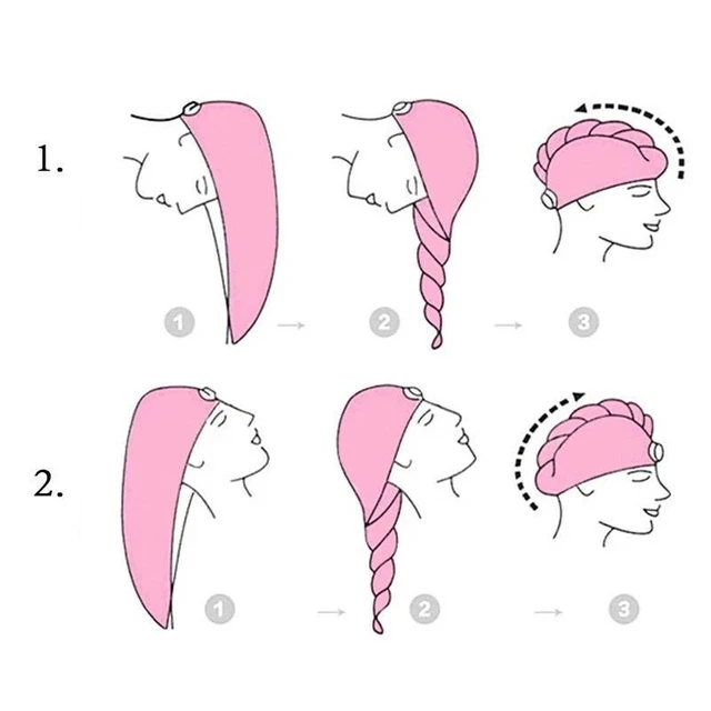 흡수성 극대화: 빠른 건조 수영 타올과 터번 랩