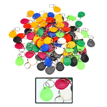 

100pcs/Lot 125Khz Copy Cards Rfid Tag Key Ring Card Rewritable T5577 EM4305 Rfid Copy Card Rewrite Keyfobs ID Card