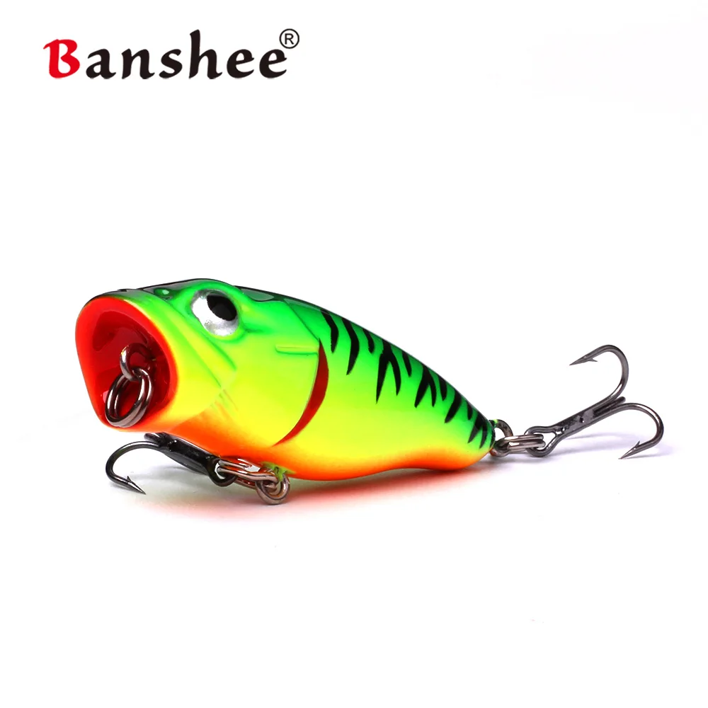 Banshee 45 мм 3,3g для приготовления приманка для рыбы фейерверки для рыбалка на щуку плавающие воблеры для бас-гитара Поппер поверхностный приманка окунь форель Щука, твердая приманка Crank качающийся, Искусственный - Цвет: CP-0093018