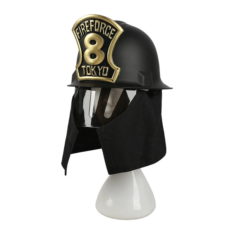 hat 1 Shinra Kusakabe Cosplay Costume Asa Boiru Coat Pants Uniform Fire Force Enen no Shouboutai Fire Brigade Hair Wigs Men - Цвет: hat 1