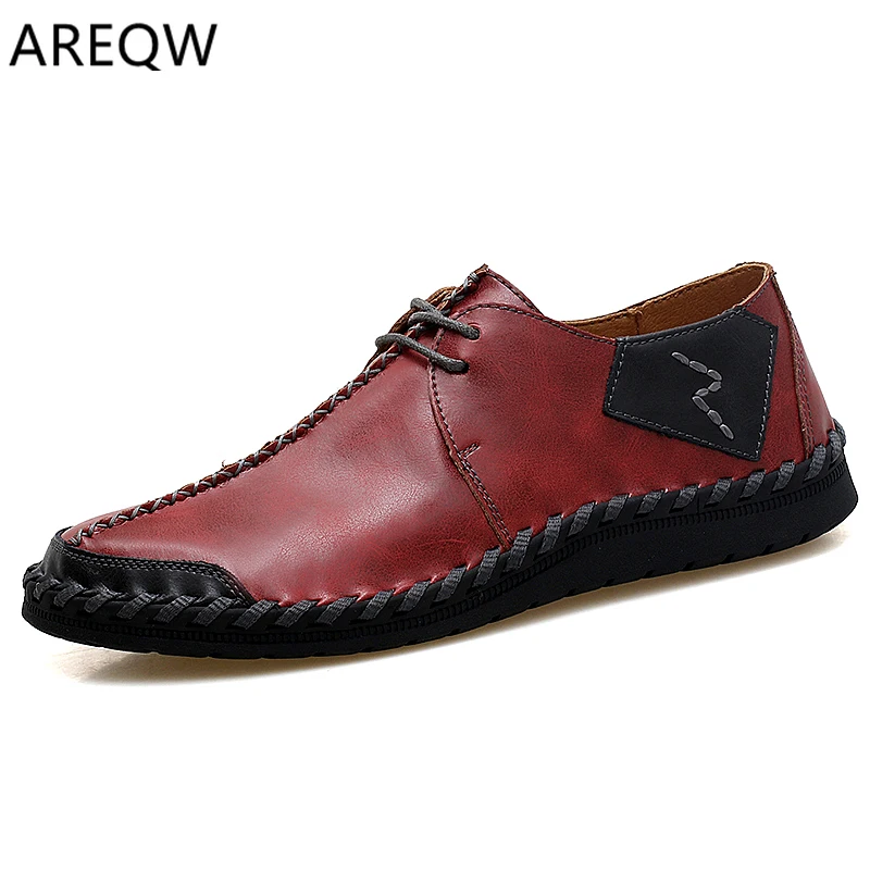 

2019 Classic Comfortable Men Casual Shoes Loafers Men Shoes Quality Split Leather Shoes Men Flats New Moccasins Shoes