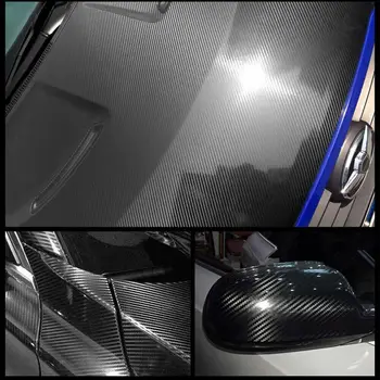 

Black Car sticker Auto Vinyl Decal Waterproof Film Wrap Sheet Paper Carbon fiber