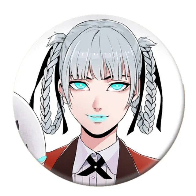 Anime Manga KAKEGURUI Brooch Pin Brestpin Yumeko Jabami Badge For Clothes Backpack Decoration Children's gift 13