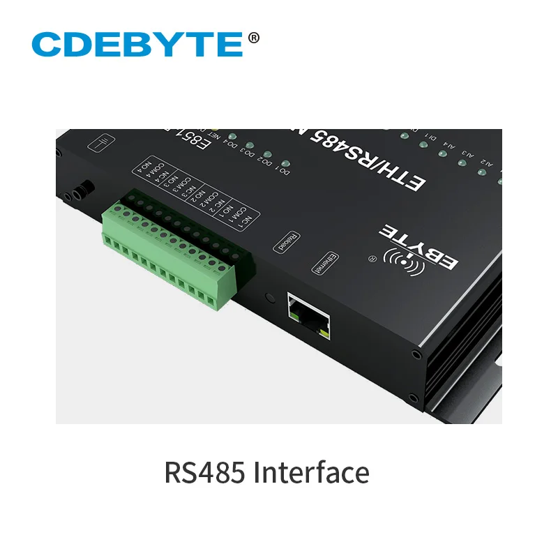 12 Channel Network IO Controller Master Slave Mode Modbus RTU Anolog Digital Relay Transceiver Modem 3