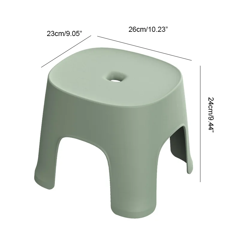 Утолщенные простые детские табуреты для гостиной, нескользящая скамейка для ванной, детский табурет, сменный табурет для обуви, детская мебель