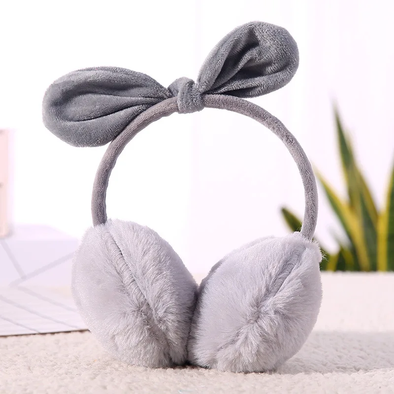 style B 6 Женские наушники, Kawaii, зимние, теплые, одноцветные, с ушками животных, розовые, милые, для девочек, простые, корейский стиль, женские, мягкие, высокое качество, модные - Цвет: style B 6