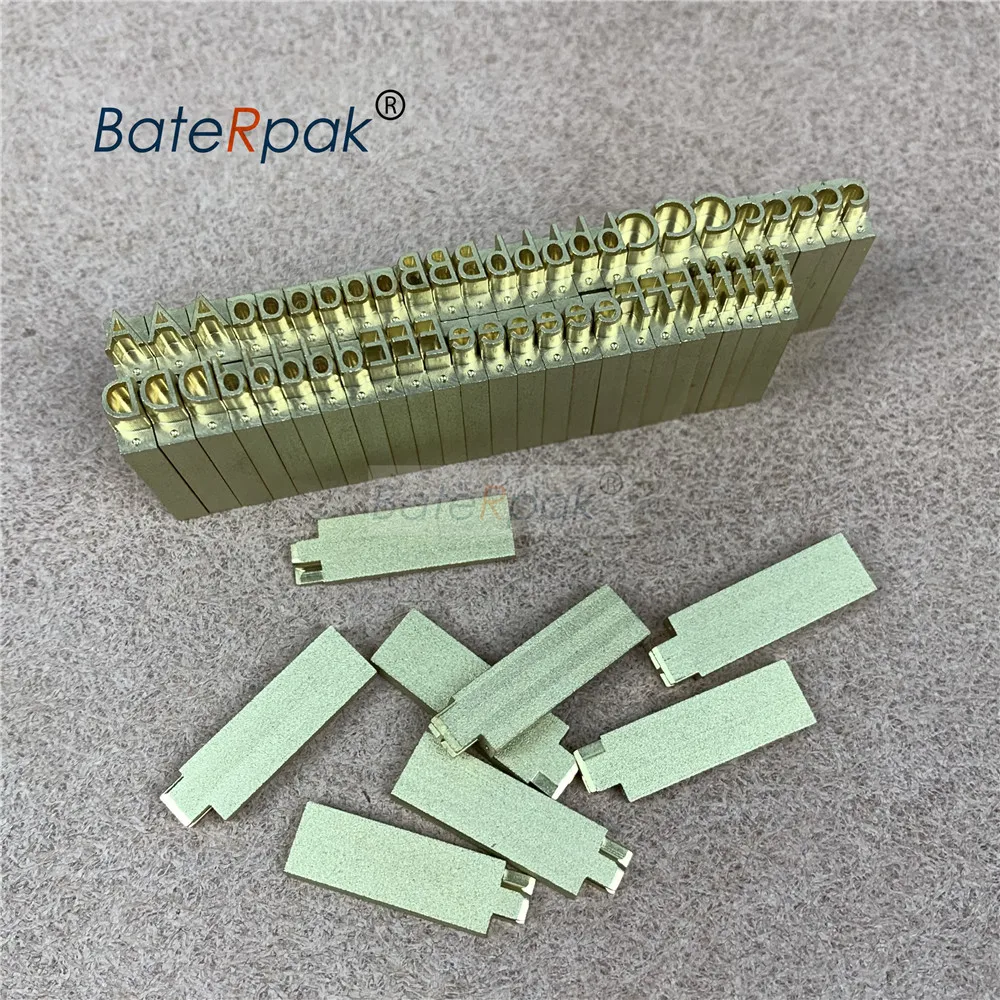 23.5MM Brass Stamping LettersTime New Roman style brass hot foil stamping letters, "A" height 4mm,307PCS/SET,10days ship out