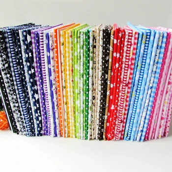 

56PCs/lot 25cm*25cm DIY Mixed Printing Floral Cotton Fabric For Patchwork Needlework DIY Handmade Crafts Cloth