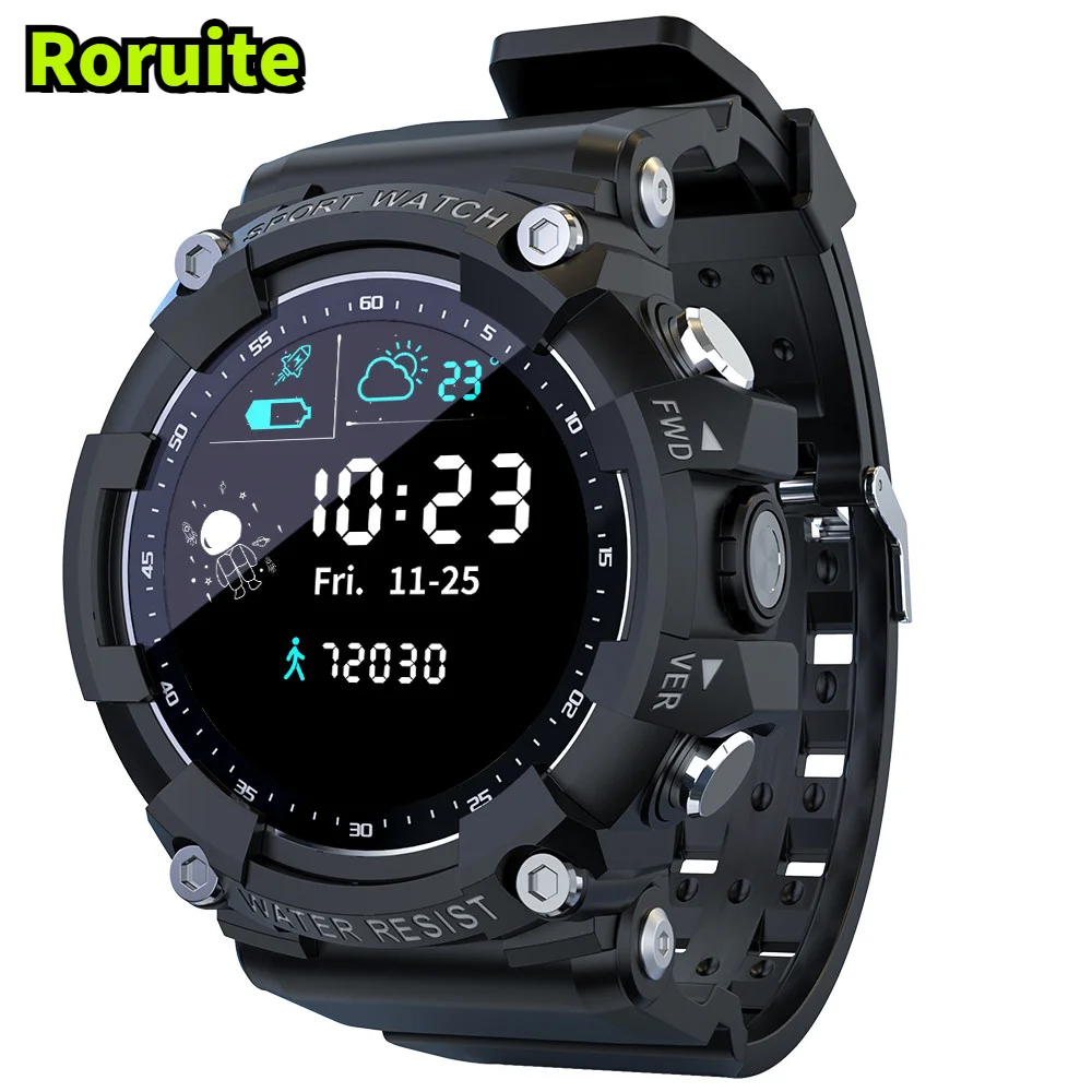 Roruite ATTACK 2 Sport Smart Watch IP68 Waterproof  Fitness Tracker Pedometer Calorie Smartwatch For Men And Women