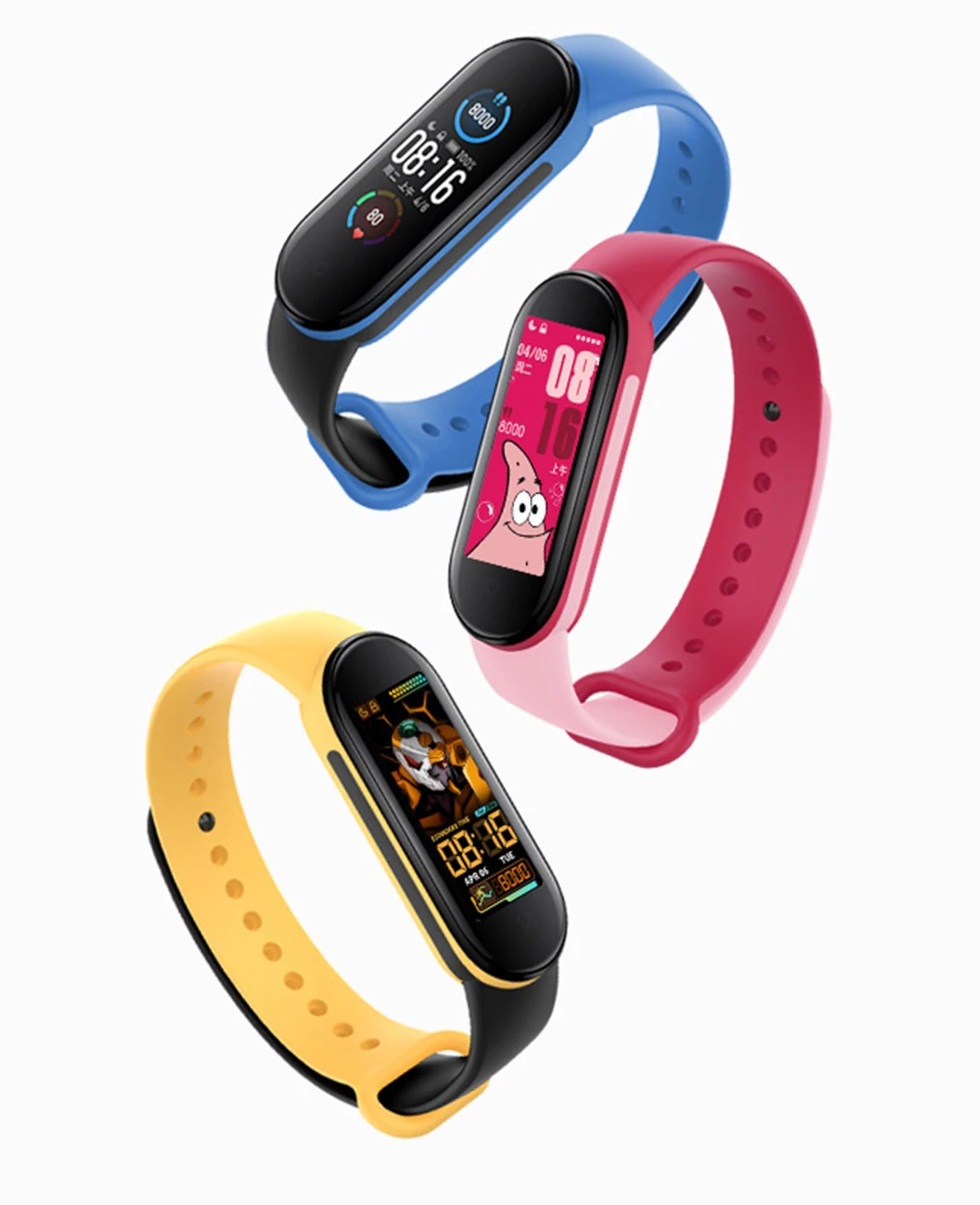 Strap For Xiaomi Mi Smart Band 6 5 4 3 Watchband Contrasting Colors Bracelet Replacement Sport Wrist  TPU Wristband Bracelet