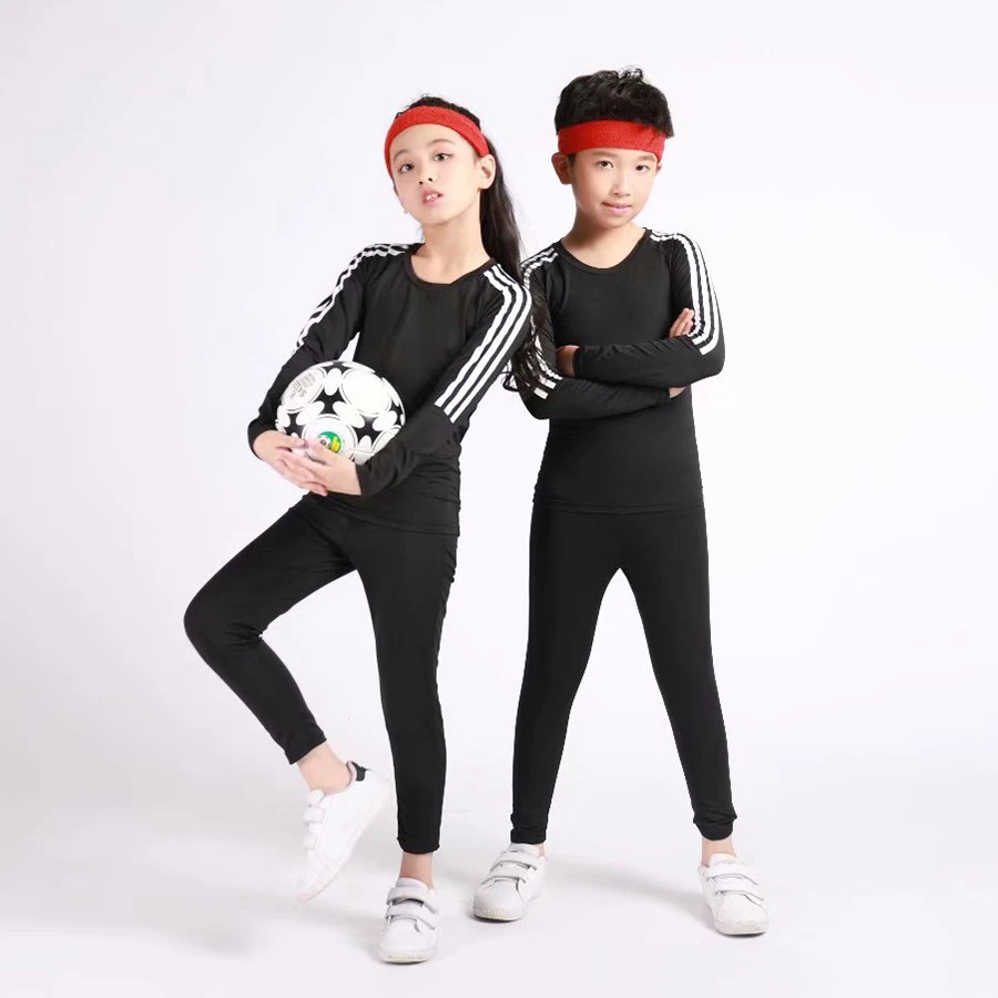 YD-FU, 2, Детский костюм, компрессионный и быстросохнущий, футбольные тренировочные штаны, одежда для баскетбола, колготки, леггинсы