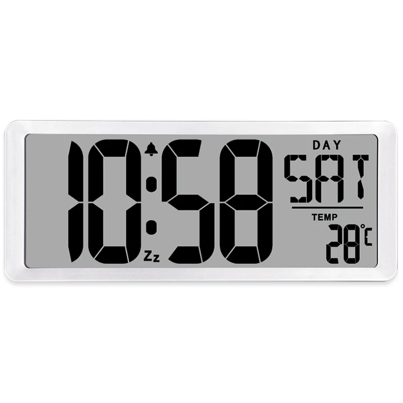 

Silent Modern Design Wall Clock Electronic Digital Luxury Wall Clock Living Room Digital Reloj Pared Simple Outdoor Wall Design