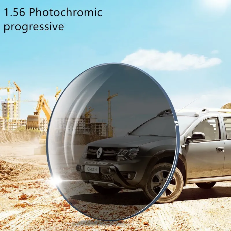 

1.56 Photochromic Brown or Gray Progressive SPH range -6.00~+5.50 Max CLY -4.00 Add +1.00~-+3.50 optical lenses for eyewear