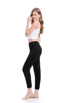 

2019 New 100% Plus Camel Cashmere Lady Winter Women Middle-aged Mother's Kneepad Pants Female Large Size Elastic Waist Trousers