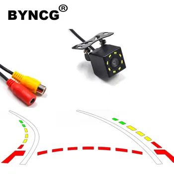 

BYNCG Car Rear View Camera Universal Backup Parking Camera 8 LED Night Vision Waterproof 170 Wide Angle HD Color Image