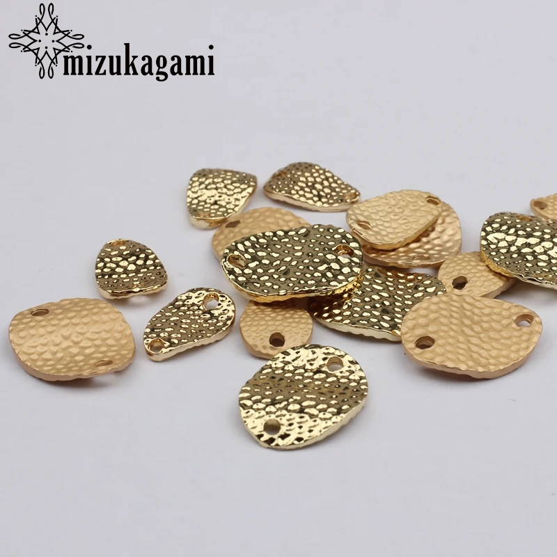 Zinc Alloy Golden Water Drop Oval Geometry Charms Earrings Connectors 6PCS For DIY Earrings Jewelry Making Finding Accessories Zinc Alloy Golden Water Drop Oval Geometry Charms Earrings Connectors 6PCS For DIY Earrings Jewelry Making Finding Accessories