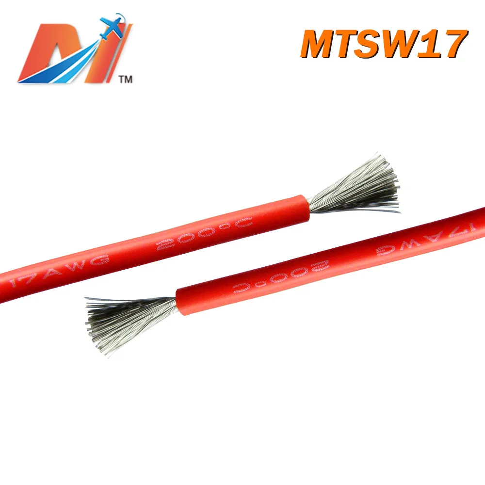 Maytech Clearance Sale(1meter) power silicon wire AWG18 RED COLOR