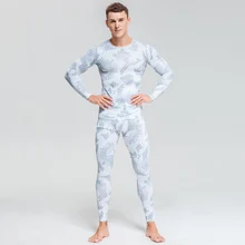 Мужской облегающий комплект Рашгард для MMA тактика Леггинсы Камуфляж Фитнес теплое нижнее белье Кроссфит компрессионная одежда бренды для мужчин