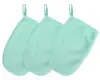 Sinland Bamboo Fiber Oil Free Reusable Makeup Remover Cloth Glove Tool Beauty Facial Cleansing Cloth Pads 13cmx20cm 3 Pack White 5