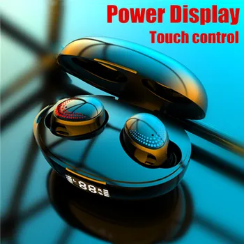 

Bluetooth Wireless Earphones with Microphone Sports Waterproof Bluetooth Earphone HIFI Stereo Noise Cancelling Headset Earbuds