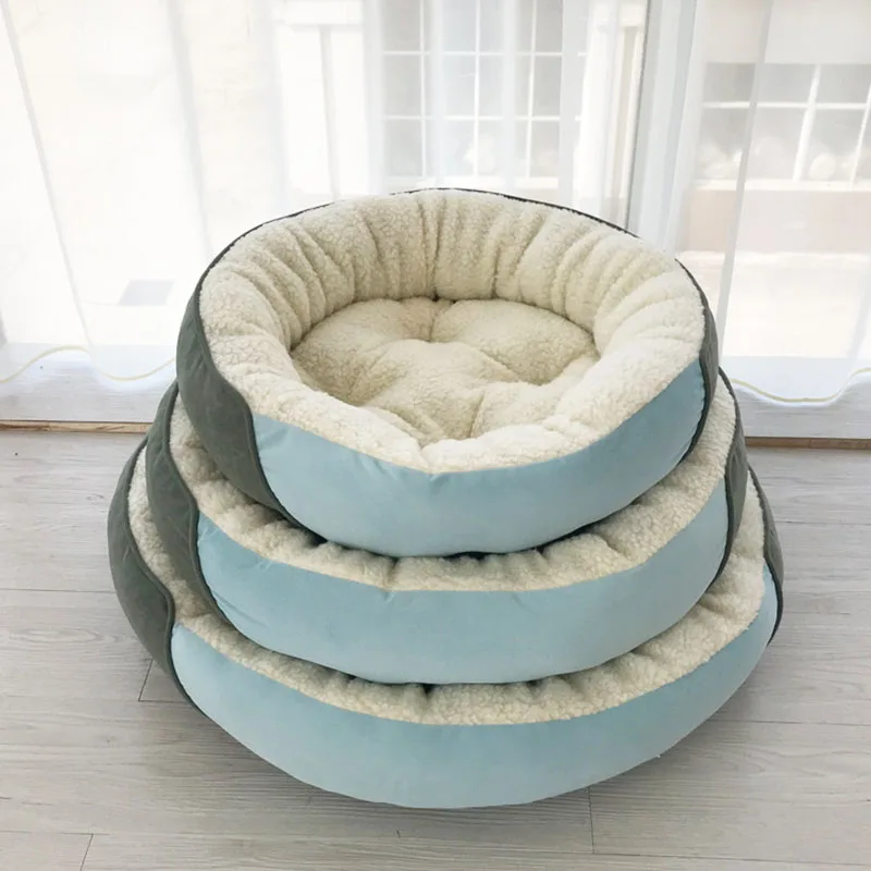 

JORMEL Stylish Warm Dog Bed 3 Sizes Soft Waterproof Mats for Small Medium Dog Autumn Winter Pet Beds Dog House Cat Bed