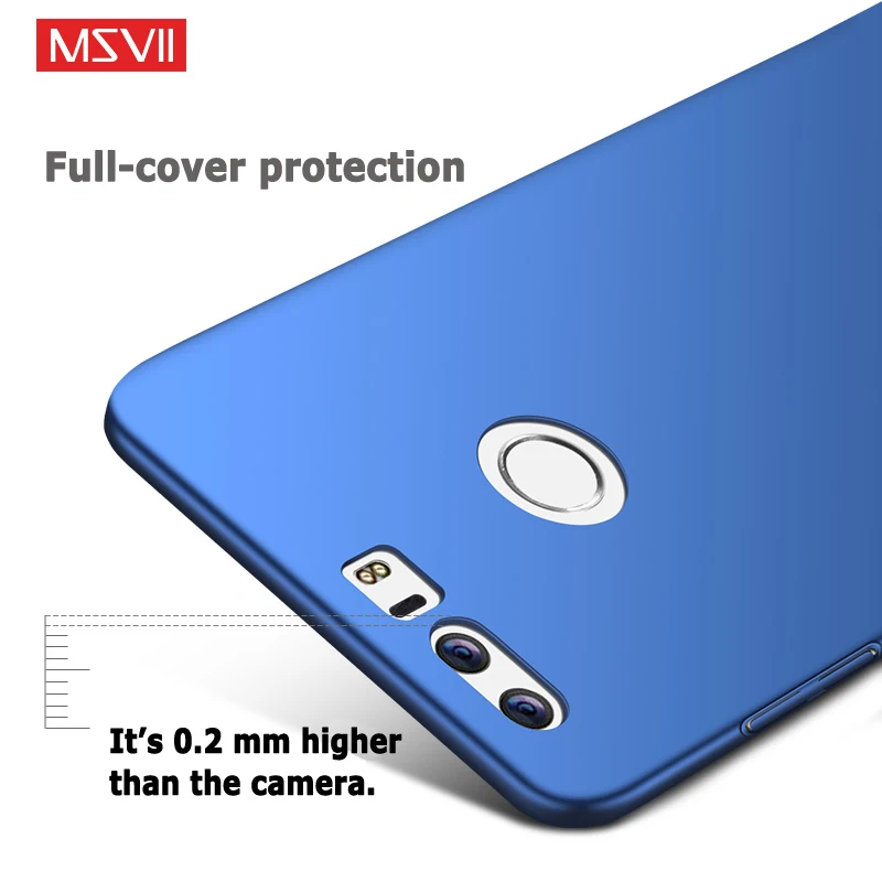 Чехол для Honor 8 Msvii тонкий матовый чехол Huawei Lite Honor8 Pro Жесткий 8X 8A 8C Max чехлы|honor 8|cover