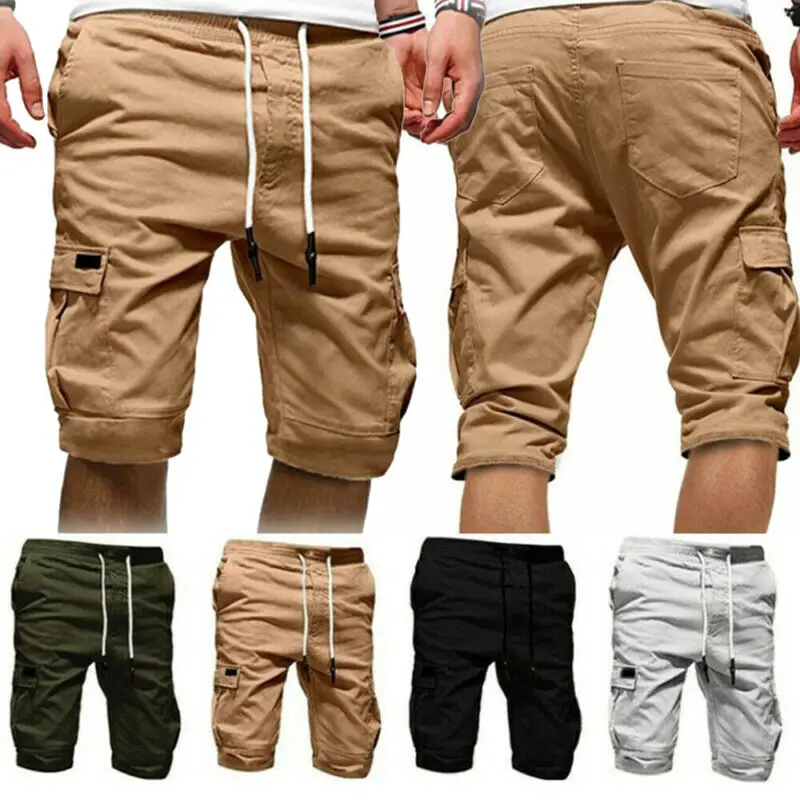 

2020 Men's Shorts with pockets Cool Summer Men Casual Jogging Gym Training Beach Clothing Short Pants