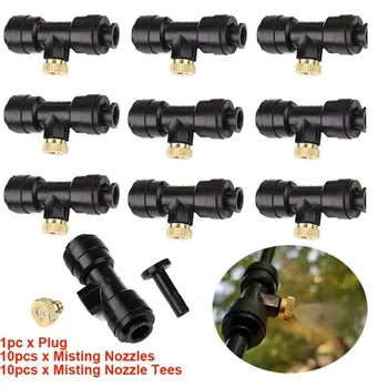 

Misting Nozzles Kit Fog Nozzles For Patio Misting System Outdoor Cooling System Garden Water Mister