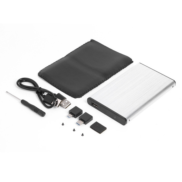 Laptop PC 2.5 inch USB 3.0 External Hard Drive Disk Box USB 2.0 Support 10TB HDD SSD Mobile Enclosure Case