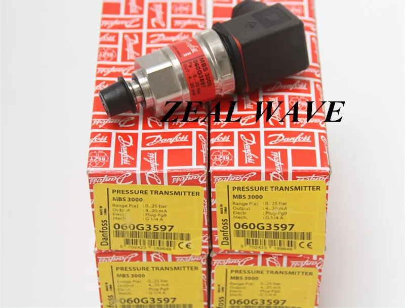 Danfoss-MBS3000 압력 트랜스미터 센서 060G1105, Danfoss 0-40bar 수압 ..